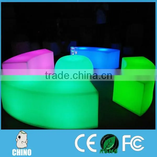 CB1243 Modern Appearance and Led Plastic Material Glowing Bench photo-2