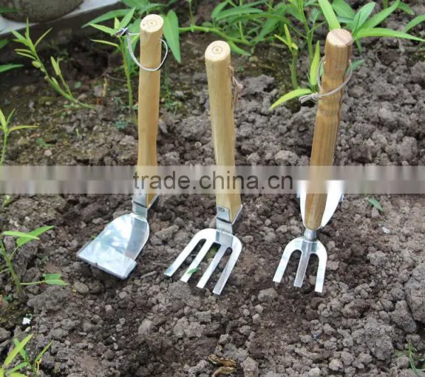 High Quality Multifunction Stainless Steel Head Agriculture Hand Garden Hoe photo-2