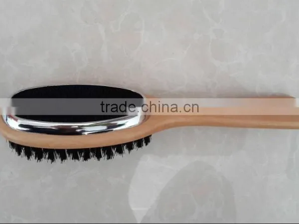 Double Side Wooden Cloth Brush photo-2
