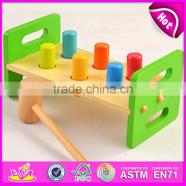 2016 New Design Baby Wooden Toy Hammer W11G021 photo-3