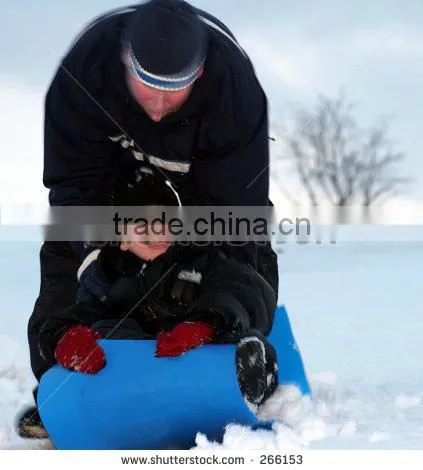 Roll Up Snow Carpet Sledge -Turbo Sheet Thrower Ride Fun Winter Outdoor Plastic Rider Slipped Knee Sled photo-3