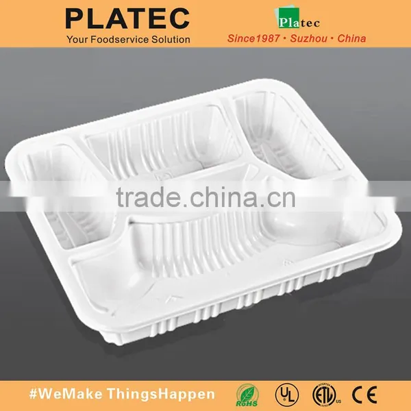 Hot Sale Plastic Food Tray, Envronmental Plastic Food Container, Restaurant Takeaway Fast Food Tray, Food Container photo-2