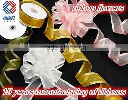 Factory High Quality Wholesale Polyester Organza Ribbon Roll photo-6