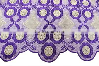 Bestway Peach Lace Fabric African 2017 Swiss Voile Lace For Wedding Dress photo-6