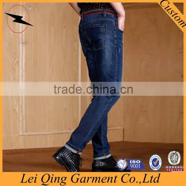 Stylish Jeans Blue Men's Funky Pants photo-3