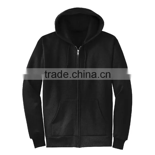 Blank Design Zip-up Fashion Style Wholesale Man Fleece Custom Hoodie Printing photo-2