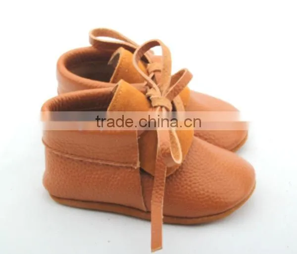 Genuine Leather Baby Shoes With Kids Shoes photo-2