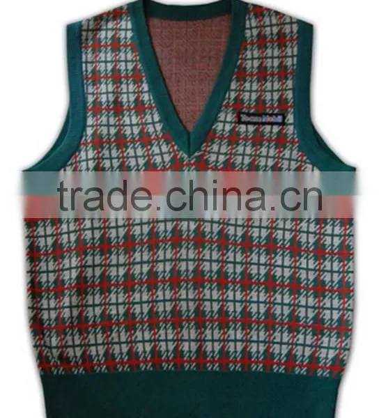 ISO9001/BSCI Manufature Stylish Green Oversized Sleeveless Sweater photo-5