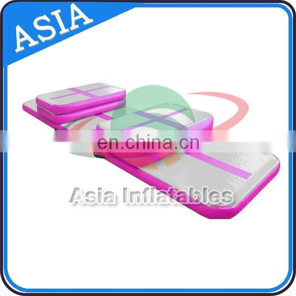 Cheerleading Manufacture Mini Size Pink Inflatable Air Track Set photo-2