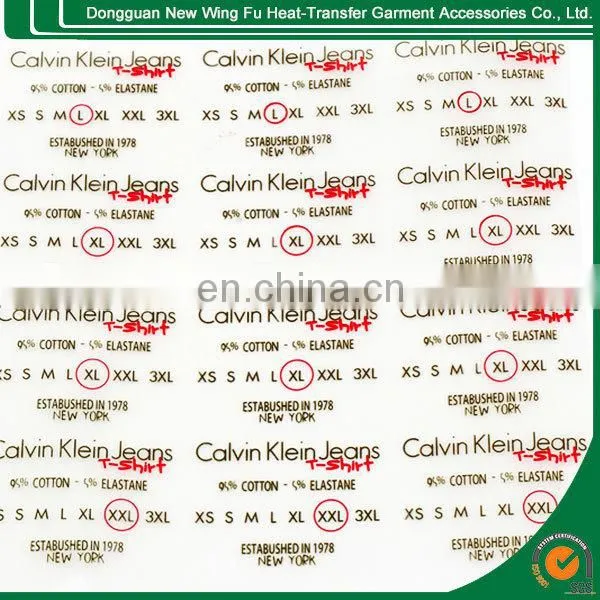 Wash Care Labels for Clothing photo-3