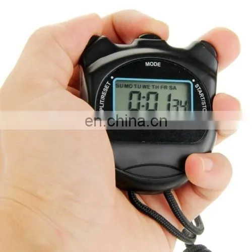 Dropshipping PS50 Stopwatch Professional Chronograph Handheld Digital LCD Sports Counter Timer With Strap