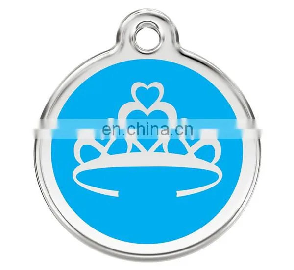 Gift Item Custom Round Dog Tag With Ring photo-6