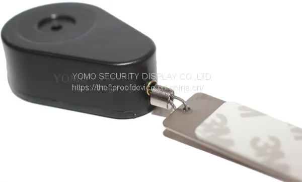 Plastic Teardrop Pullbox Anti Theft Tether With Dog Tag Endfitting photo-3