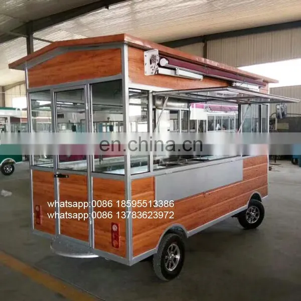 Customized Mobile Coffee Car Juice Stall/food Truck Mobile Food Trailer photo-7