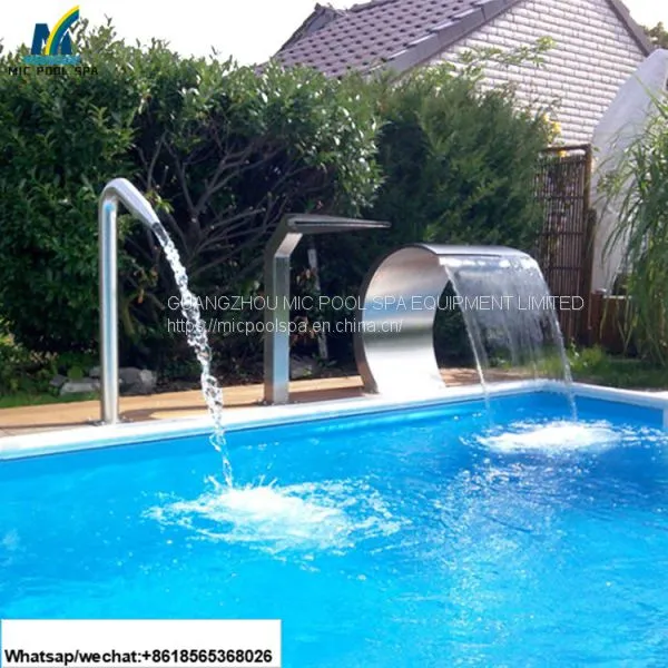 Swimming Spa Pool Equipment and Waterfall for 304# Stainless Steel Material photo-4