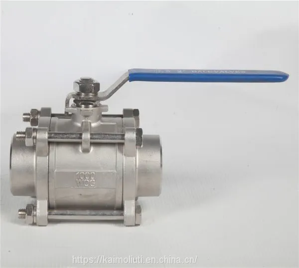 Two Pieces Stainless Steel Welding Ball Valve photo-3