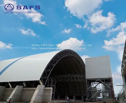 Long Span Space Frame Steel Structural Coal Storage photo-2