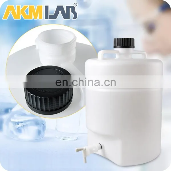 AKMLAB White Plastic Aspirator Bottle With Screw Cup photo-2