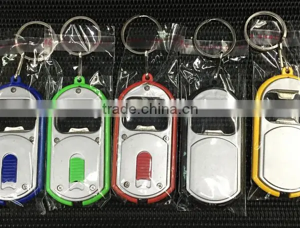 Promotion Gift Mini LED Light With Keychain and Bottle Opener photo-3