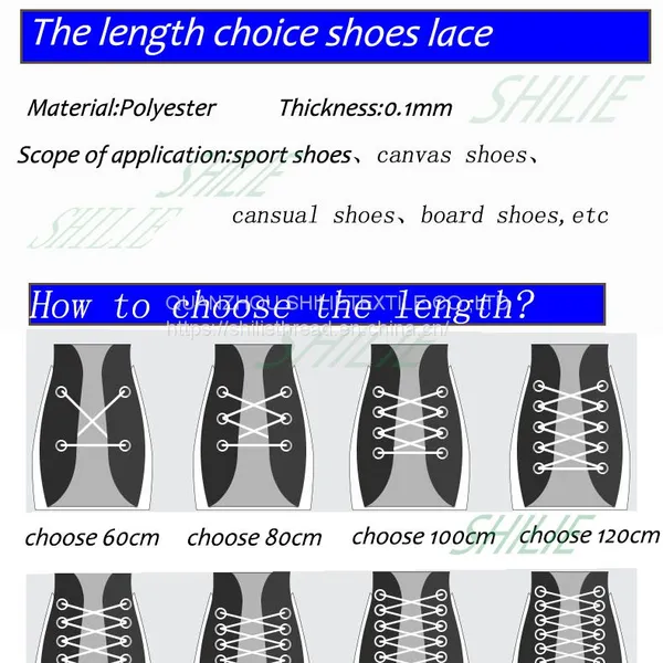Manufacture Wholesale Multi Colored Multiple Lengths Flat Shoe Lace Shoes Strings Polyester Lace photo-3