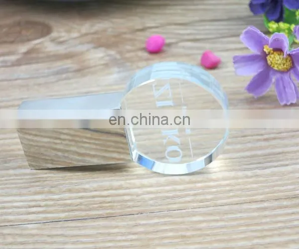 Customized Logo Promotional Advertising USB Flash Drive USB 2.0 Thumb Plastic Crystal Usb Flash Drive photo-3