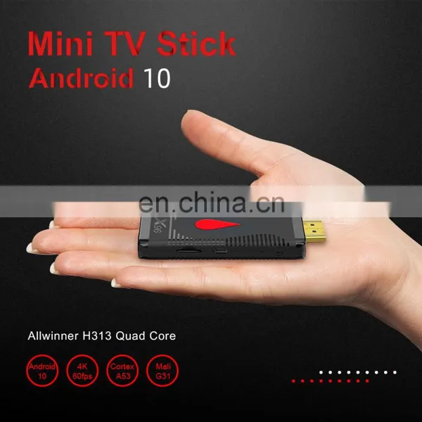 2020 X96 S400 TV Stick 4k 2GB 16GB Android 10 Allwinner H313 Quad Core 4K H.265 2.4G Wifi Player X96s TV Box Dongle photo-4