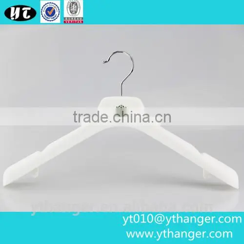 YY0448 Custom Blue Velvet Suit Hanger Velvet Plastic Hanger With Logo photo-3