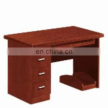 Chinese Luxury Wooden Modern Computer Desk Workstation Desk Office Furniture Executive Antique Office Desk With Drawer photo-3