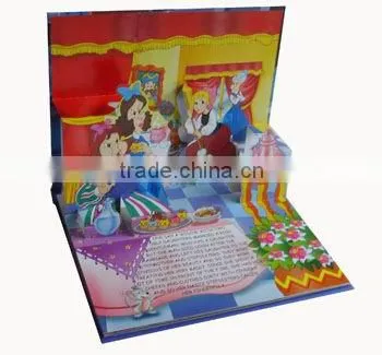 Custom Coloring Child Pop up Hardcover Book Printing photo-3
