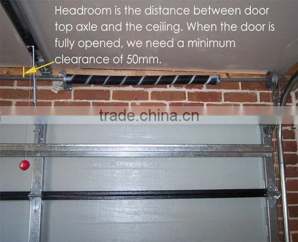 glass garage door prices Foshan wanjia factory price