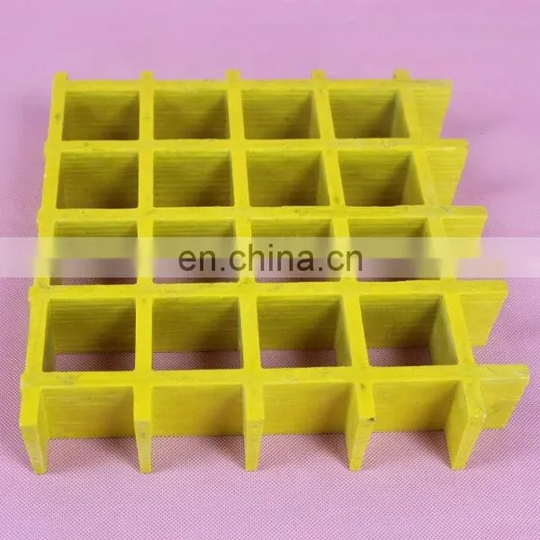 Anti Corrosion High Strength 38mm*38mm 25mm*25mm Molded Gritted Surface FRP Fiberglass Grating photo-4