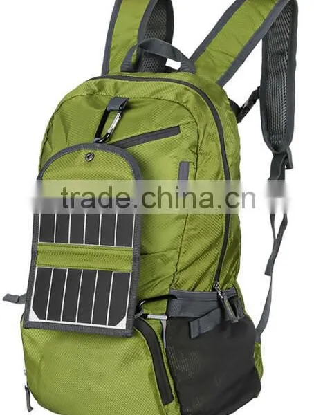 Waterproof Solar Hiking Daypack,solar Battery Backpack,solar Folding Hiking Backpack photo-2