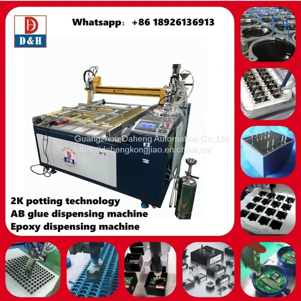 Automatic CNC Auto Epoxy Dispenser ab Glue Dispensing Machine for Capacitor Production photo-2