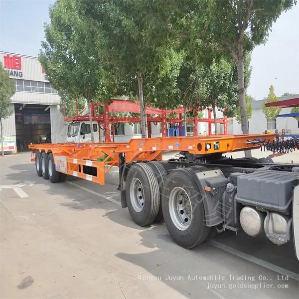 Export Container Semi-trailer Skeleton Semi-trailer 40 Foot Semi-trailer photo-2