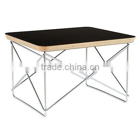 2016 Living Room LTR Side Table Plywood Top Steel Legs Office Table Supplier's Choice