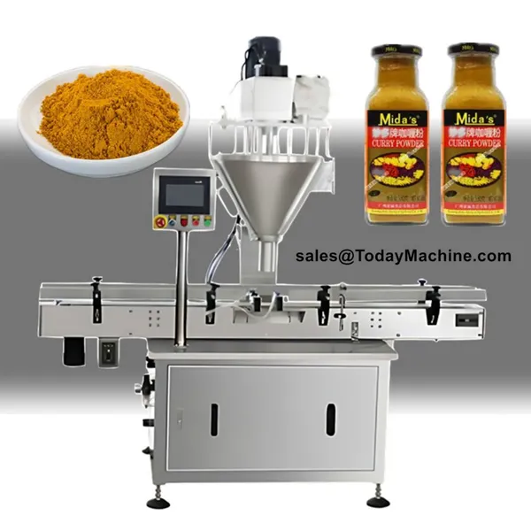 Automatic Spice Tea Powder Bottle Can Jar Filling Machine photo-4