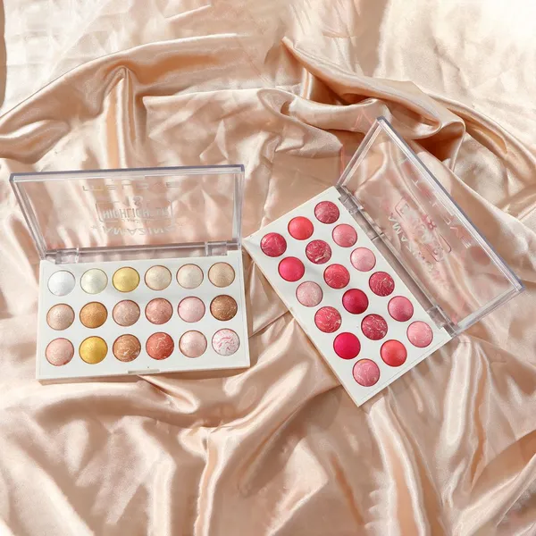 OEM Full Cosmetics Set Box 18 Color Eyeshadow Palette Baked Powder Makeup Palette Face Blusher and Highlight photo-2