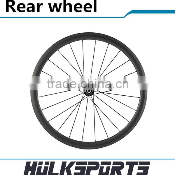 38mm Clincher Light Wheelset Black Powerway R13 Hub 700c Road Bicycle Carbon Wheel 38mm Clincher 23mm Width Racing Cycle Wheels photo-3