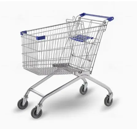 Metallic Hand Trolley With Basket photo-5