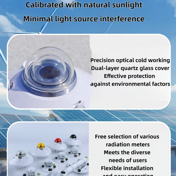 QTS-4 All-Weather Solar Radiation Data Recorder Modbus RS485 Solar Radiation Recording Instrument Real-time Solar Radiation Measurement photo-3