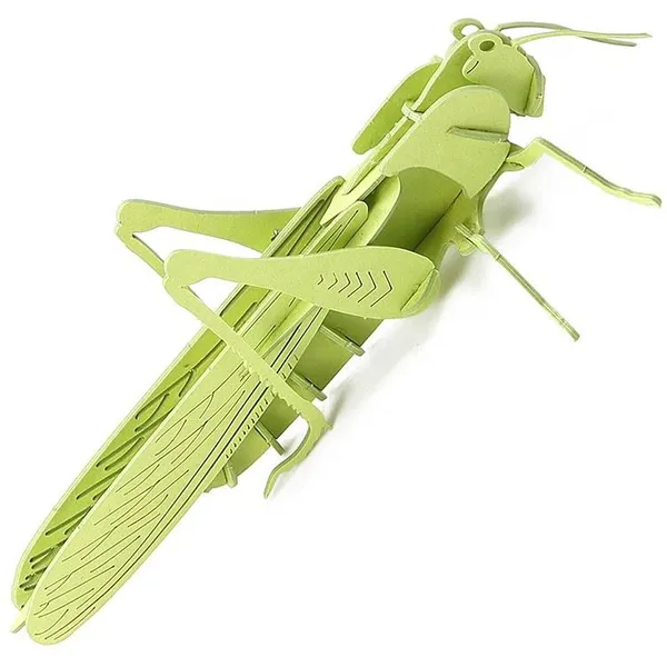 Новые DIY-игрушки - бумажные паззлы модели травяного козлика (насекомого), наборы для творческих 3D-папье-маше работы в мире бумажной ремесленности