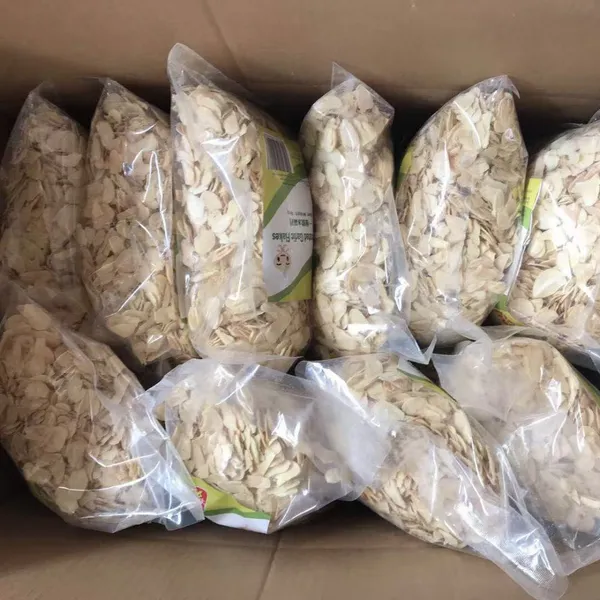 High Quality Dehydrated Garlic Slices Non-GMO Air Dried Garlic Slices Bulk for Seasoning and Cooking