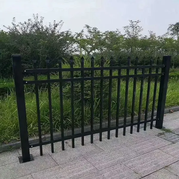 Heavy Duty Welded Steel Fence Panel With Wrought Iron Picket and Finials for Durability photo-3