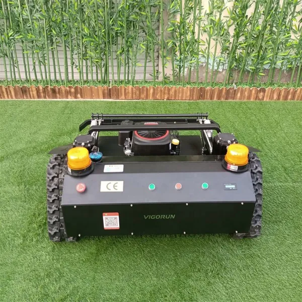 EPA Gasoline Powered Engine Brushless Walking Motor One-Button Start RC Tracked Slope Mower photo-4