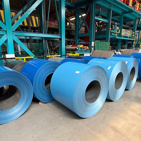 Prepainted Galvanized Steel Coil PPGI Color Coated Steel Coil Weather Resistant Custom Color Thickness for Roofing Building Material photo-2