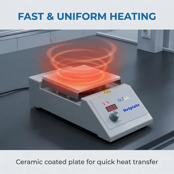Lab Hotplate With Digital and LED Dispalay