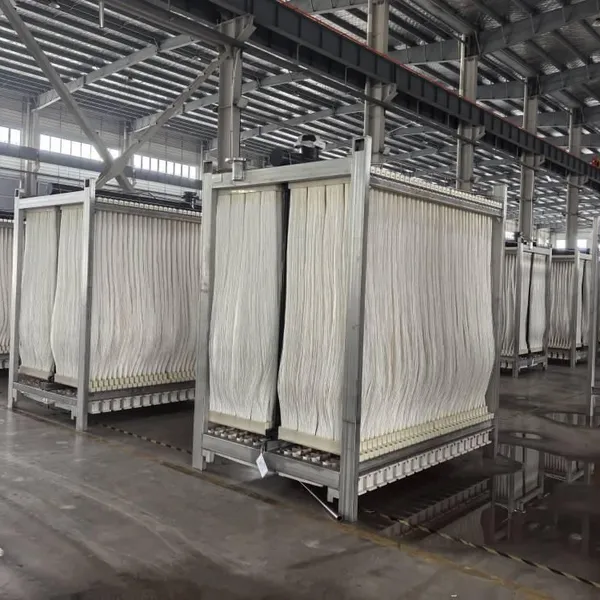 Enhanced Curtain-type Mbr Membrane Module for Reclaimed Water Reuse, Pvdf Non-breaking Hollow Fiber Membrane, Sewage Treatment Plant photo-2