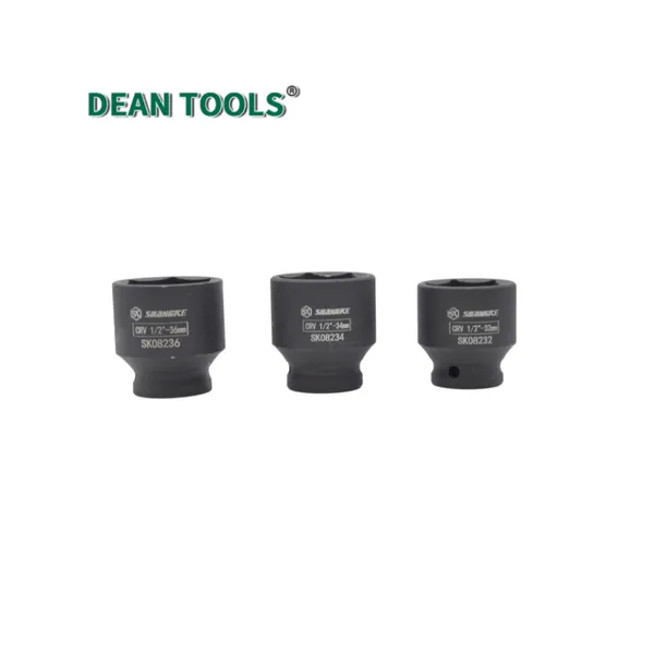 Shangke Tools 12.5MM Drive Standard 6PT Socket,12.5MM (1/2