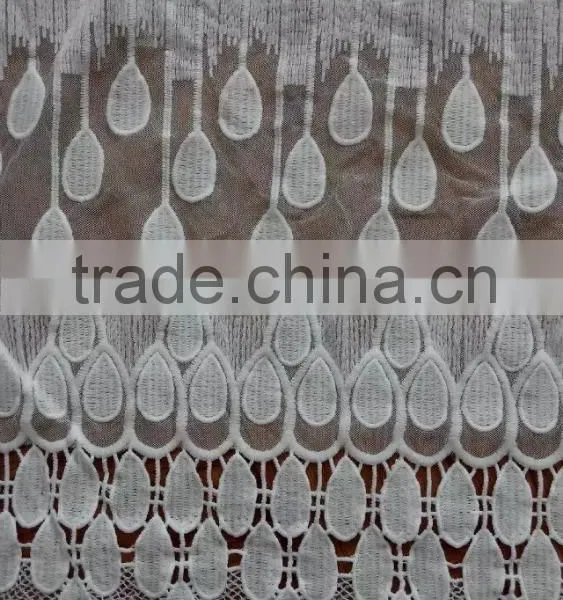 2016 Lace Accessory Hot Embroidery Full Lace With Flower Milk Silk Lace Fabric photo-2