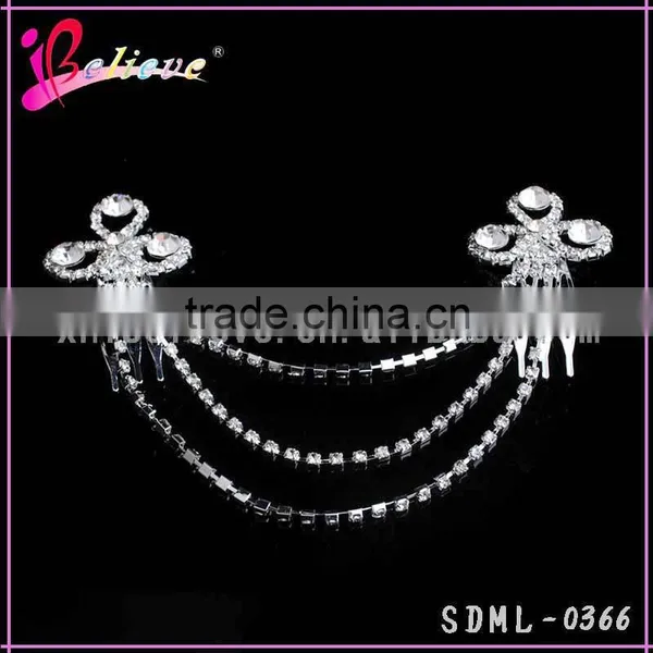 Crystal Wedding Hair Jewelry Made in China Hair Accessories Wholesale Head Chain photo-3